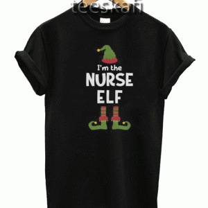 Tshirt Nurse Elf Christmas