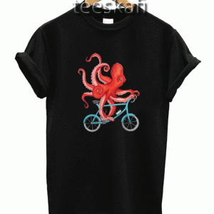 Tshirts Cycling octopus