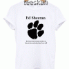tshirts Ed sheeran lyric quotes logo