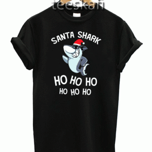 Tshirts Santa Shark Ho Ho Ho Ho Funny
