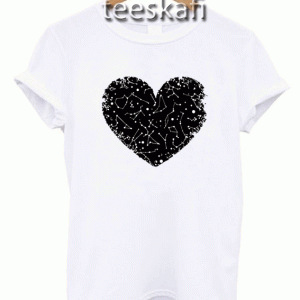 Tshirts Space Constellation Heart