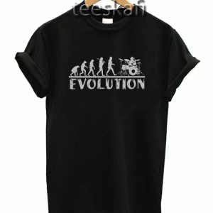 Tshirt Evolution Drummer