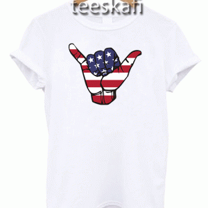 Tshirts shaka american flag