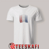 Tshirts Red White Blue Air Force Flying White