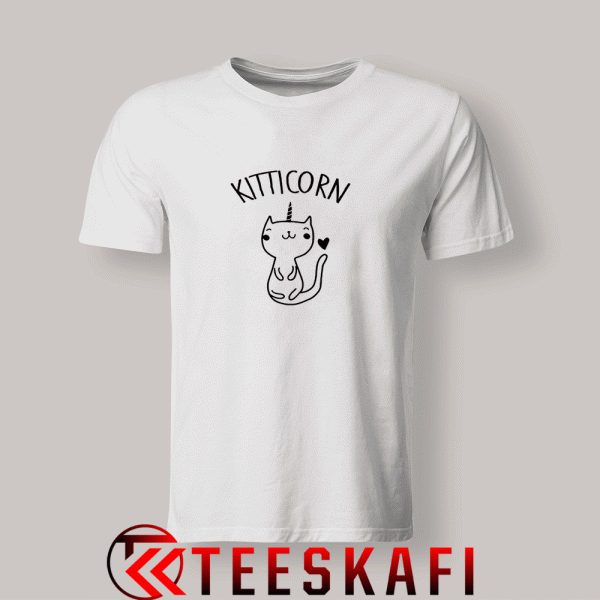 Tshirts Kitticorn Kitty Kitten White
