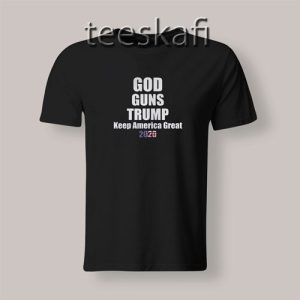 Tshirt God Guns Trump 2020