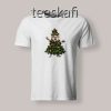 Tshirt Pretty Cat Pine Christmas Tree
