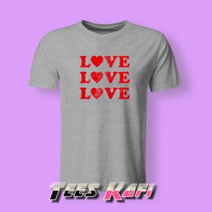 Tshirt Love Love Love Heart
