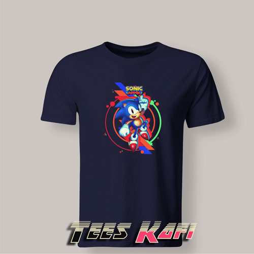 Tshirt Sonic Mania Retro Classic Arcade