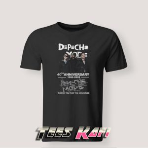 Tshirt Depeche Mode 40th Anniversary 1980-2020 Thank You For The Memories