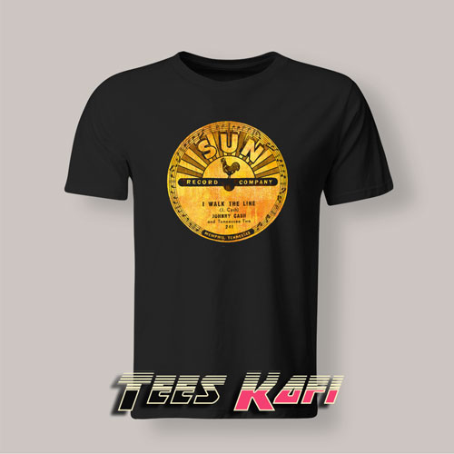 Tshirt Johnny Cash Sun Record Art