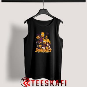 Spring Shield Avengers Tank Top The Simpsons S-3XL