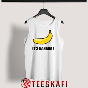 It’s Banana Cartoon Tank Top Graphic Tee Size S-3XL