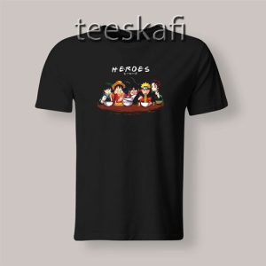 Best Anime Superheroes T-Shirt Friends Manga S-3XL