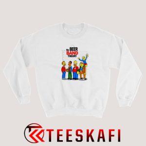 Big Bang Theory Simpsons Sweatshirt The Beer Band Theory S-3XL