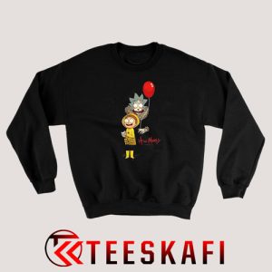 IT and Morty Creepy Sweatshirt Funny Rick Morty S-3XL