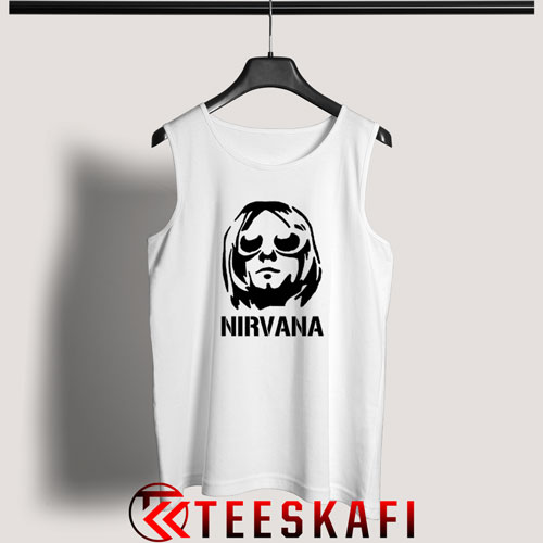 Kurt Cobain Nirvana Tank Top Graphic Tee S-3XL