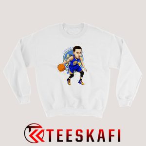 Stephen Curry Dribble Clipart Sweatshirt Graphic Tee S-3XL