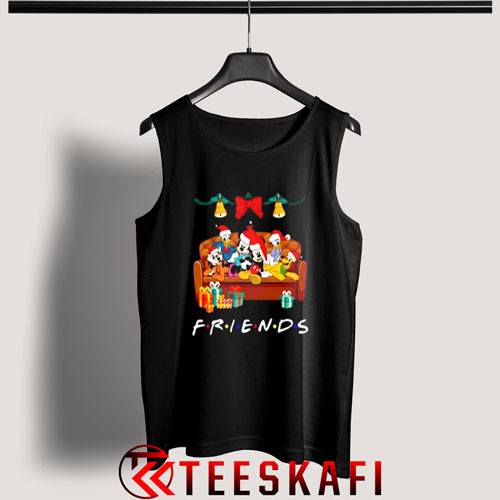 Friends Disney Characters Christmas Tank Top Size S-3XL