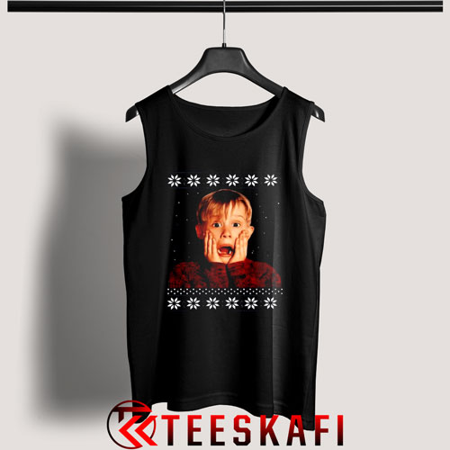 Home Alone Kevin McCallister Christmas Tank Top Size S-3XL