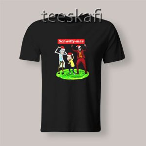 Schwiftymas Rick and Morty Joker Dancing Christmas T-Shirt Size S-3XL