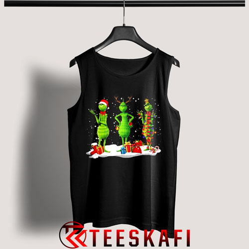 The Grinch Merry Christmas Tank Top Size S-3XL