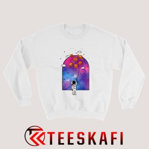 Astronout Space Planet Balloons Sweatshirt Size S-3XL