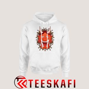 Chinese Demon Head Mask Hoodie Size S-3XL