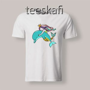 Mermaid and Dolphin T-Shirt Size S-3XL