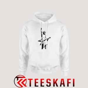 Statue of Liberty Rock V Guitar Hoodie Size S-3XL